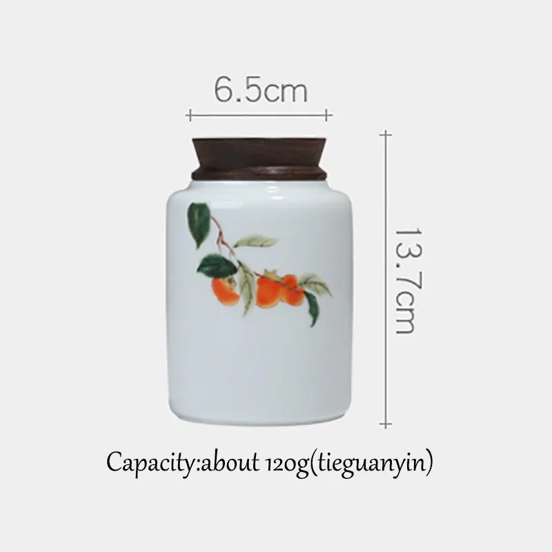 Celadon Герметичная крышка из черного дерева контейнер для хранения чая в китайском