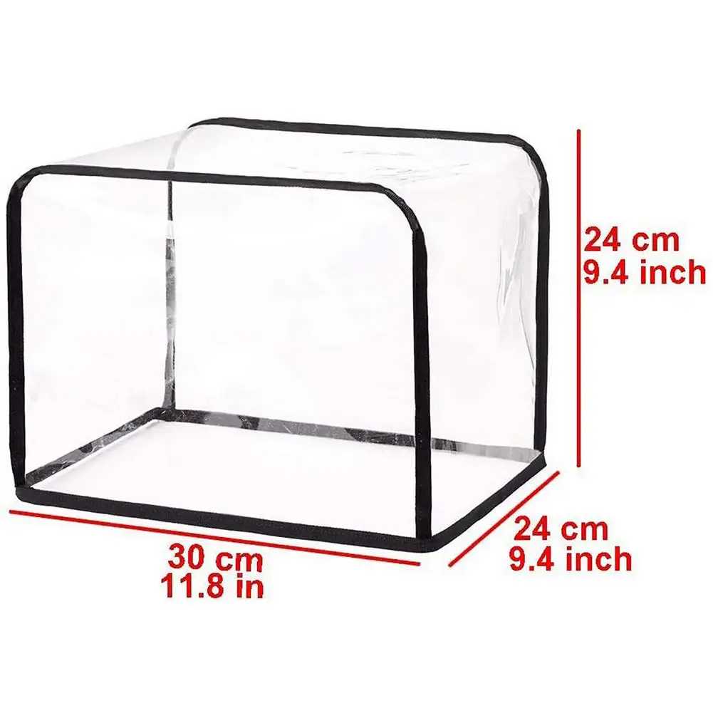 

Toaster Cover Transparent Microwave Oven Breakfast Machine Dust-proof Bag Household Kitchen Appliance Protection Cover