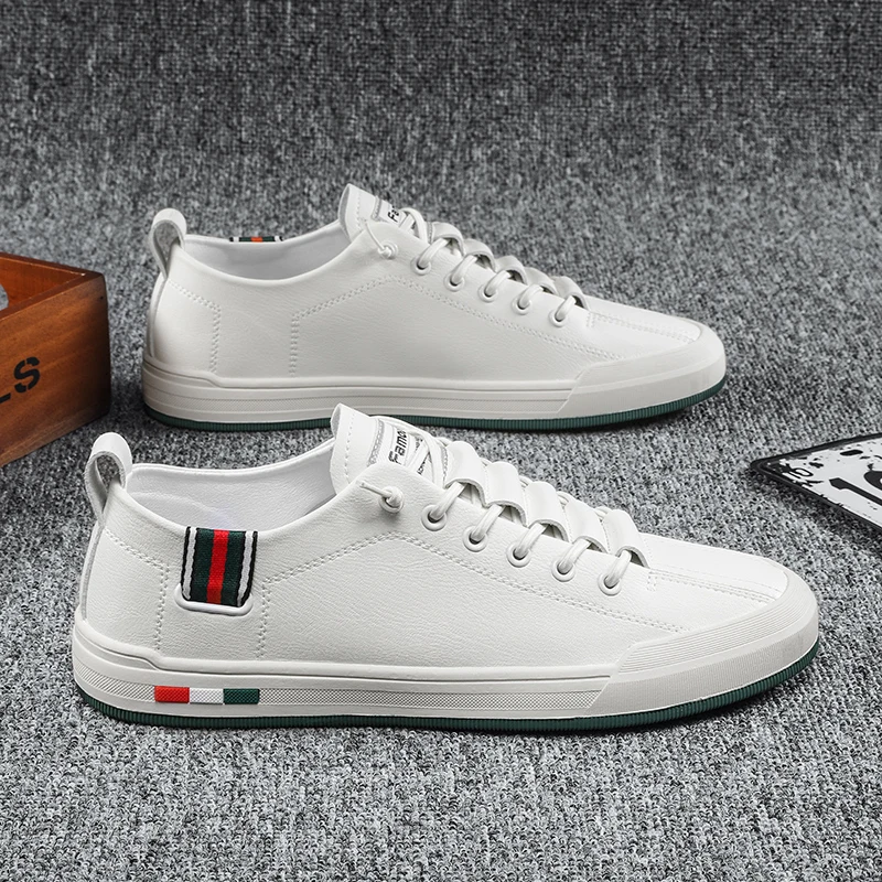 

Мужская обувь, Белая обувь, новинка 2021, весенняя обувь для скейтборда, повседневная обувь, осенняя дышащая Белая обувь для студентов, мужска...