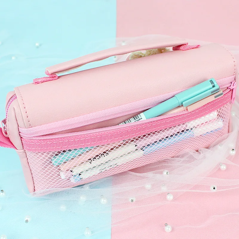 Карандашная сумка kavaii корейское платье Карандаш Чехол для студентов большая