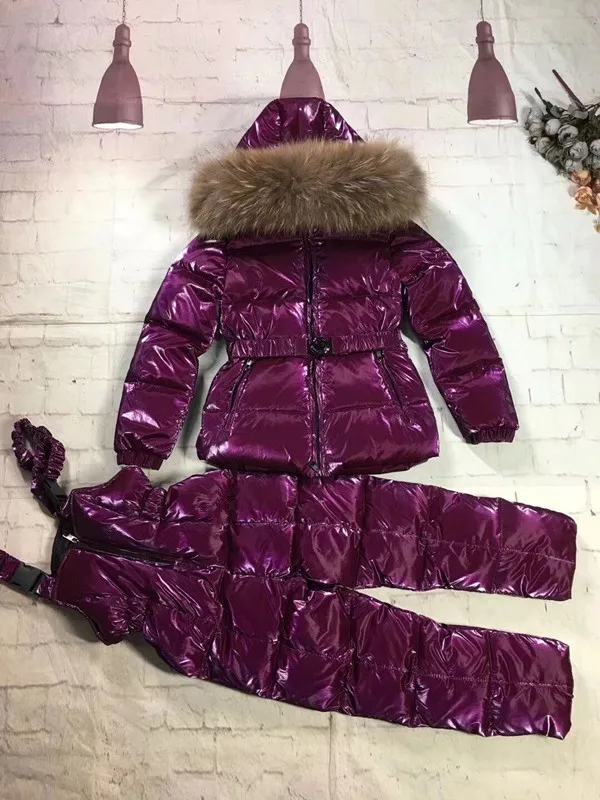 2019 новая детская зимняя куртка с капюшоном и натуральным мехом детские куртки