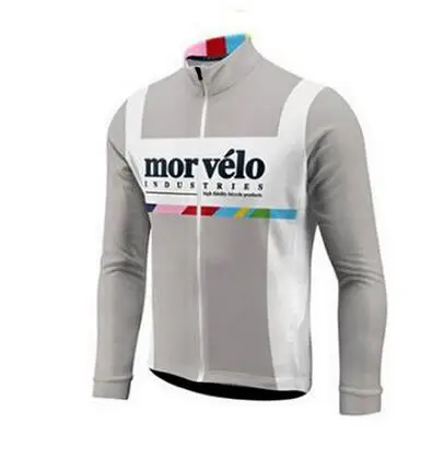 MORVELO с длинным рукавом профессиональная Джерси для езды на велосипеде весну и