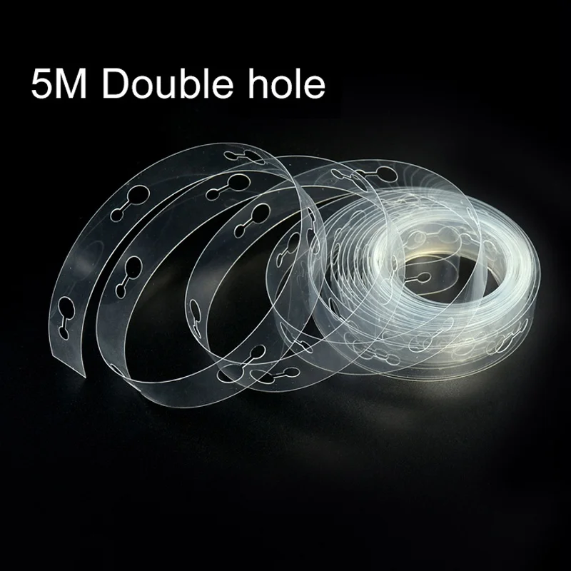 5m double hole 1 Набор, 7 трубок, воздушный шар, подставка, держатель для шарика, колонна, конфетти, воздушные шары, детский душ, день рождения, вечеринка, свадьба, Рождество, украшения, принадлежности - Цвет: 5m double hole
