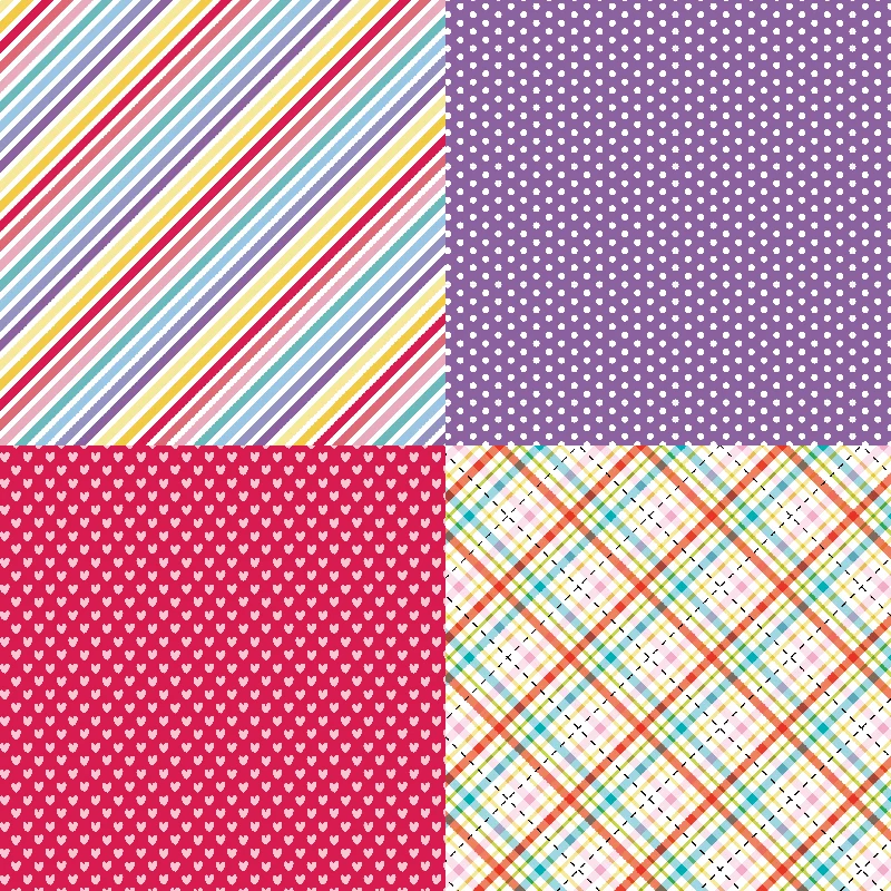 Бумага для скрапбукинга Panalisacraft 24 листа 6 дюймов с радужным узором | Дом и сад