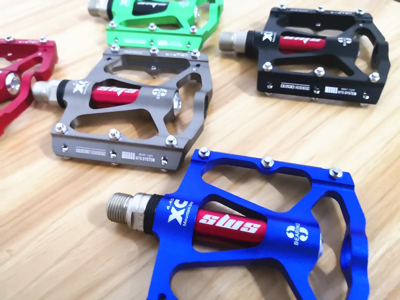 Профессиональные велосипедные педали bicicleta 1 пара сверхлегкие с 3 подшипниками MTB