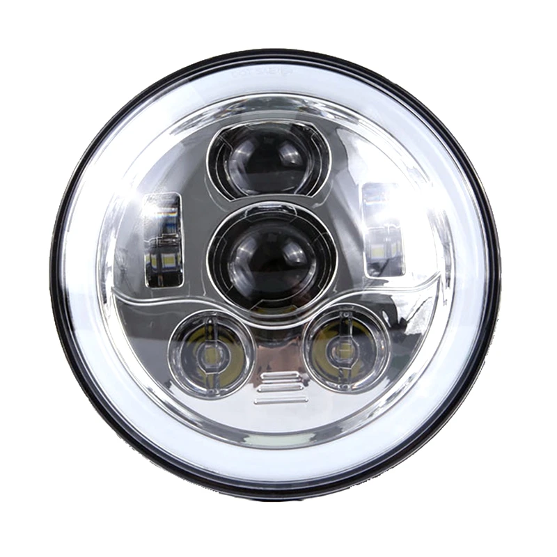 Motorcycle Accessories 7Inch LED Headlight for  Tour, FLD, Softail Heritage, Street Glide, Road King, Electra Glide