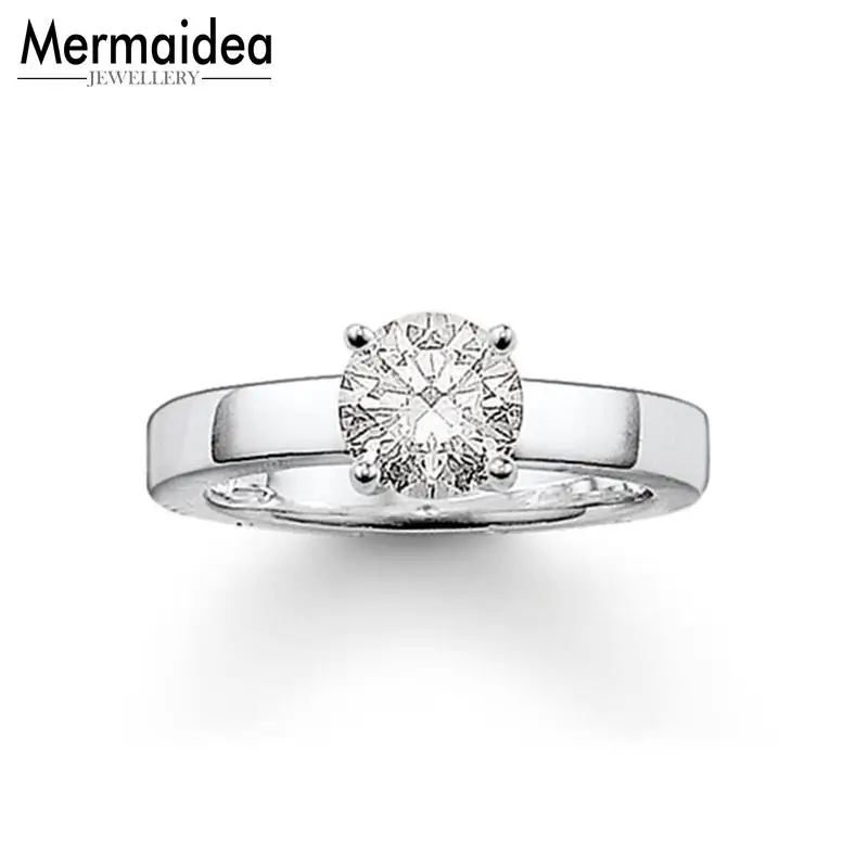 Белое кольцо модные украшения для женщин 2020 подарок посеребренные Супер