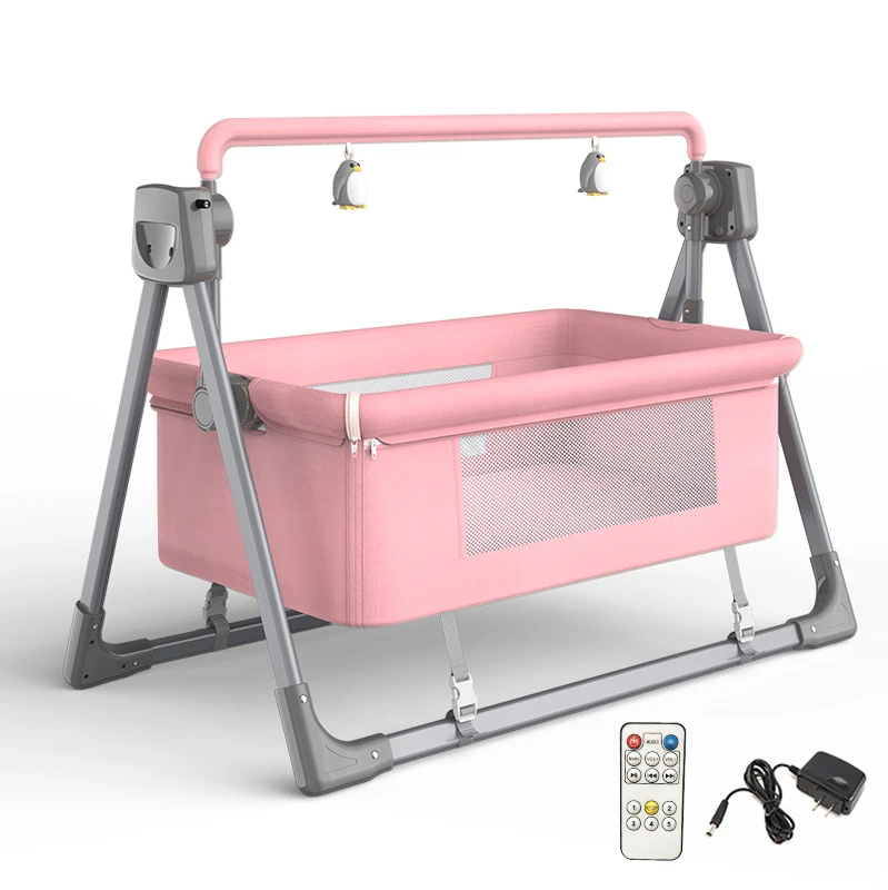 Baby Multi-function Electric Cradle Newborn Cradle To Coax Baby Rocking Chair Intelligent Comfort Artifact Sleeping Basket