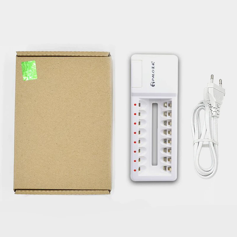 PALO New 8 Lots Quick Battery Charger 2 USB Socket High Quality For NI-CD NI-MH AA AAA rechargeable batteries | Электроника