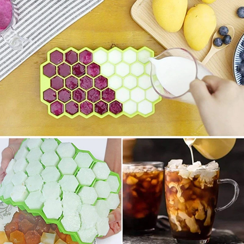 Мини кубики для льда 37 ячеек экологически чистые штабелируемые прочные можно