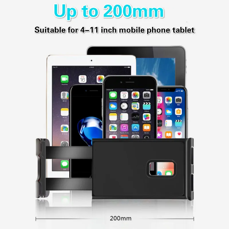 For 4-11 Inch Tablet Adjustable Car Stand Holder for IPAD Accessories Universal Seat Back Bracket | Компьютеры и офис