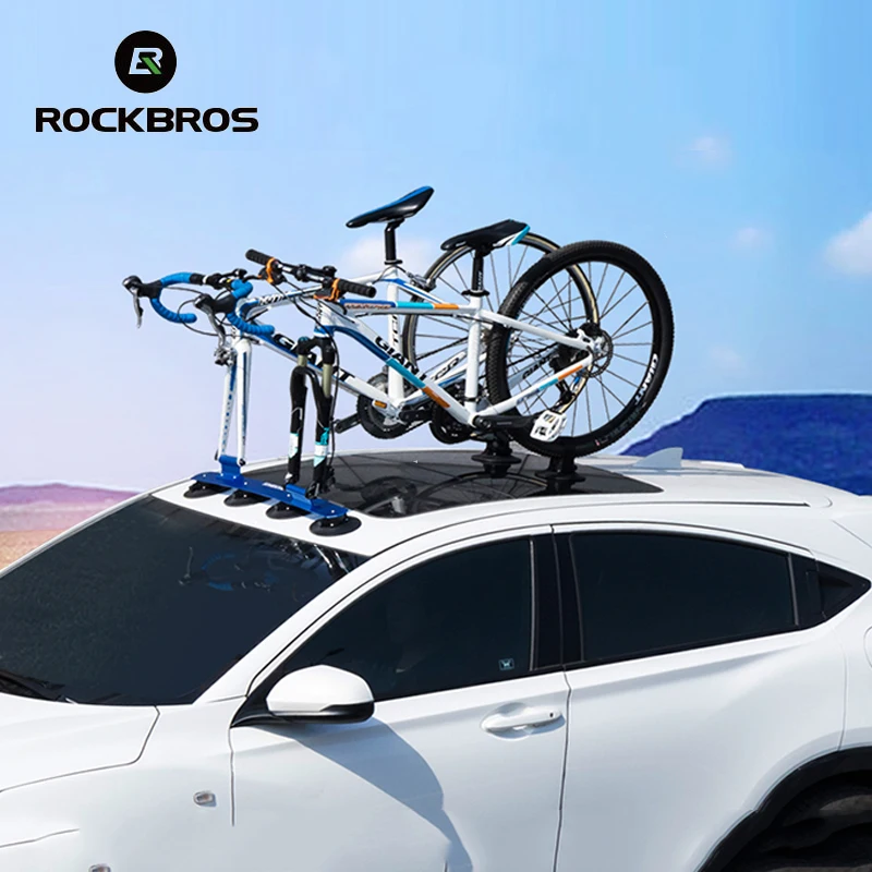 ROCKBROS, переноска для велосипеда, Автомобильные стойки на присосках, на крышу, для багажника, для велосипеда, держатель на крышу, для быстрого горного велосипеда, аксессуары для горного велосипеда