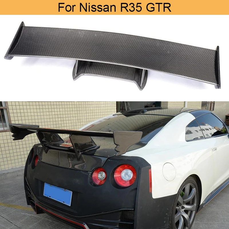 Автомобильный спойлер заднего багажника крыла для Nissan R35 GT R GTR 2009 2015 задний
