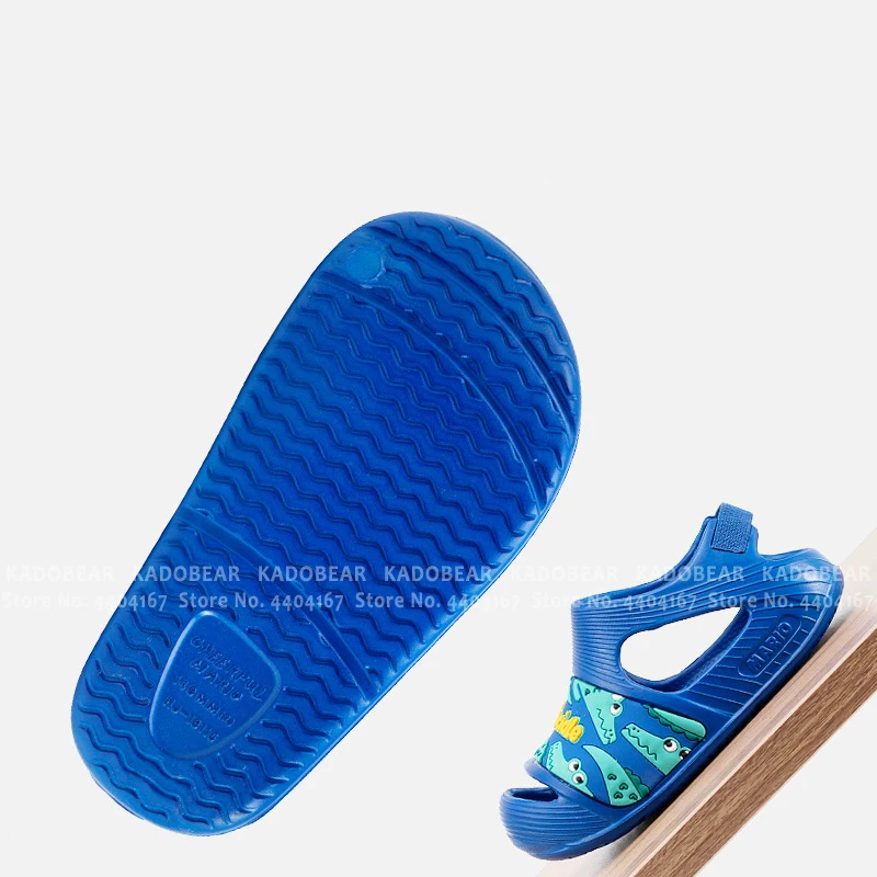 Летняя детская пляжная садовая плоская обувь для девочек и мальчиков домашние