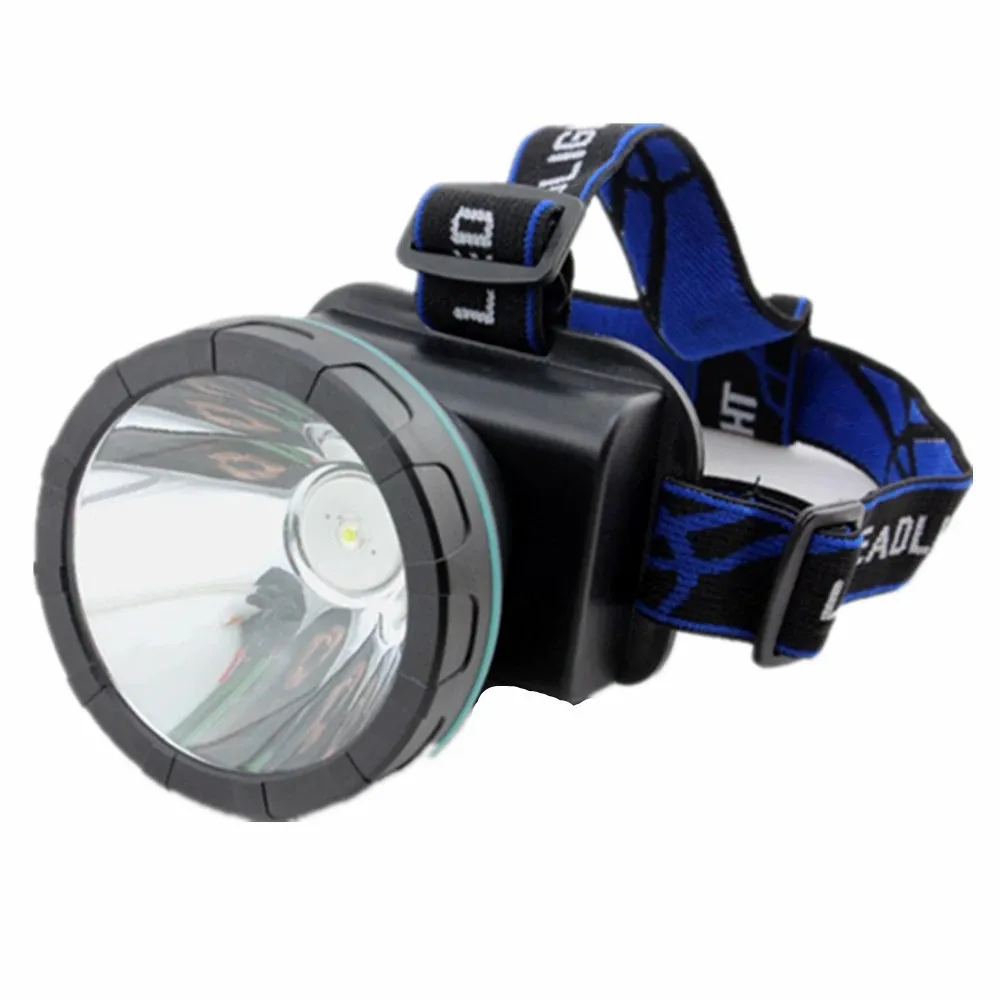 Уличный перезаряжаемый светодиодный налобный фонарь 10 Вт 2 режима белый/желтый