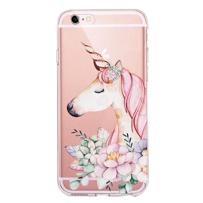 Nova/Модная милый Единорог в виде пони из мультфильма прозрачных чехлов для iPhone X XS