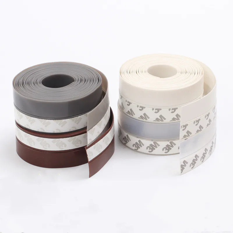 Самоклеящаяся силиконовая уплотнительная лента 5 м для дверей и окон