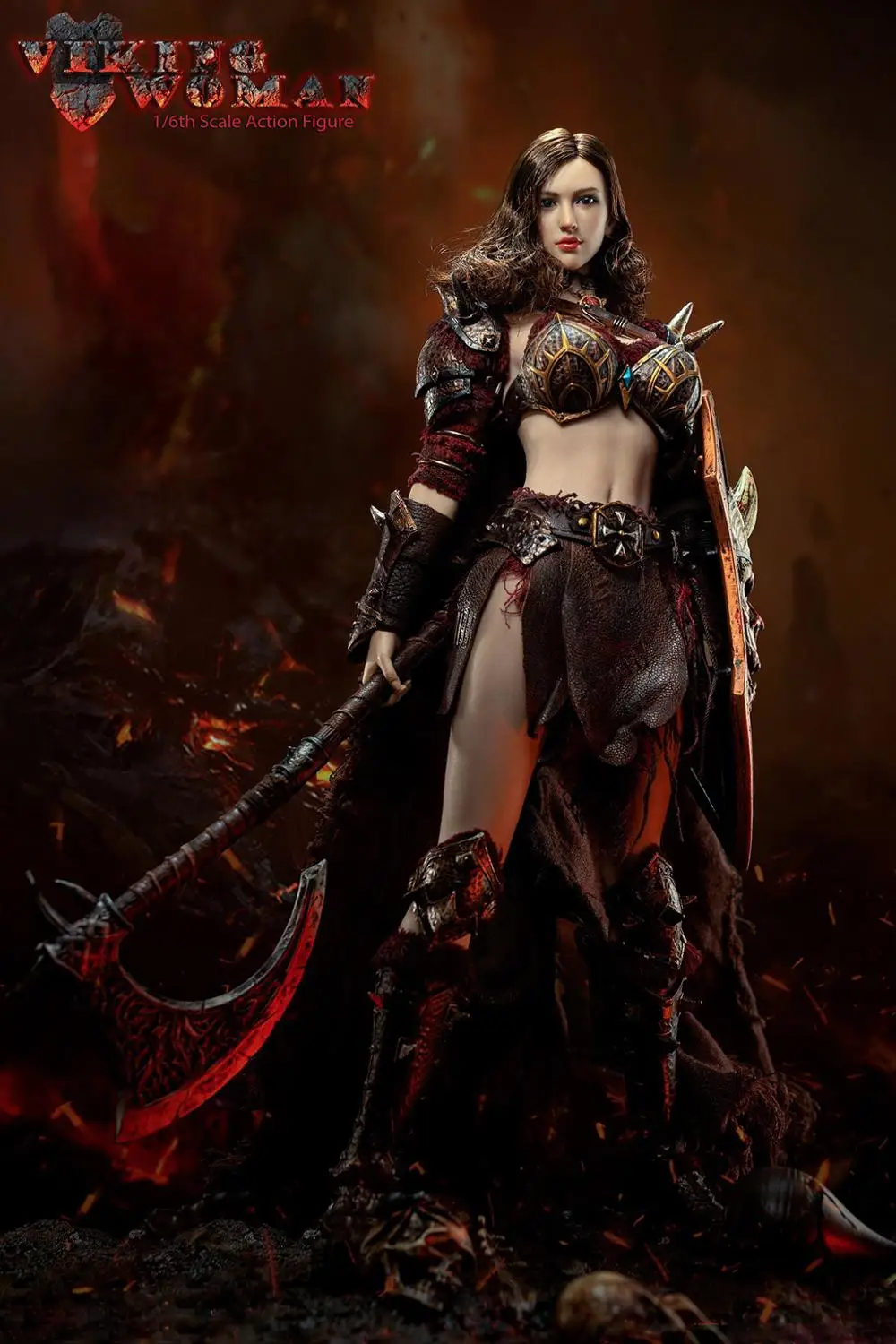 1/6 Scale Action Figure doll Viking Woman Metal Skeleton Seamless Body Female Pirate Model 12&quot Collectible Figures Plastic Toys | Игрушки