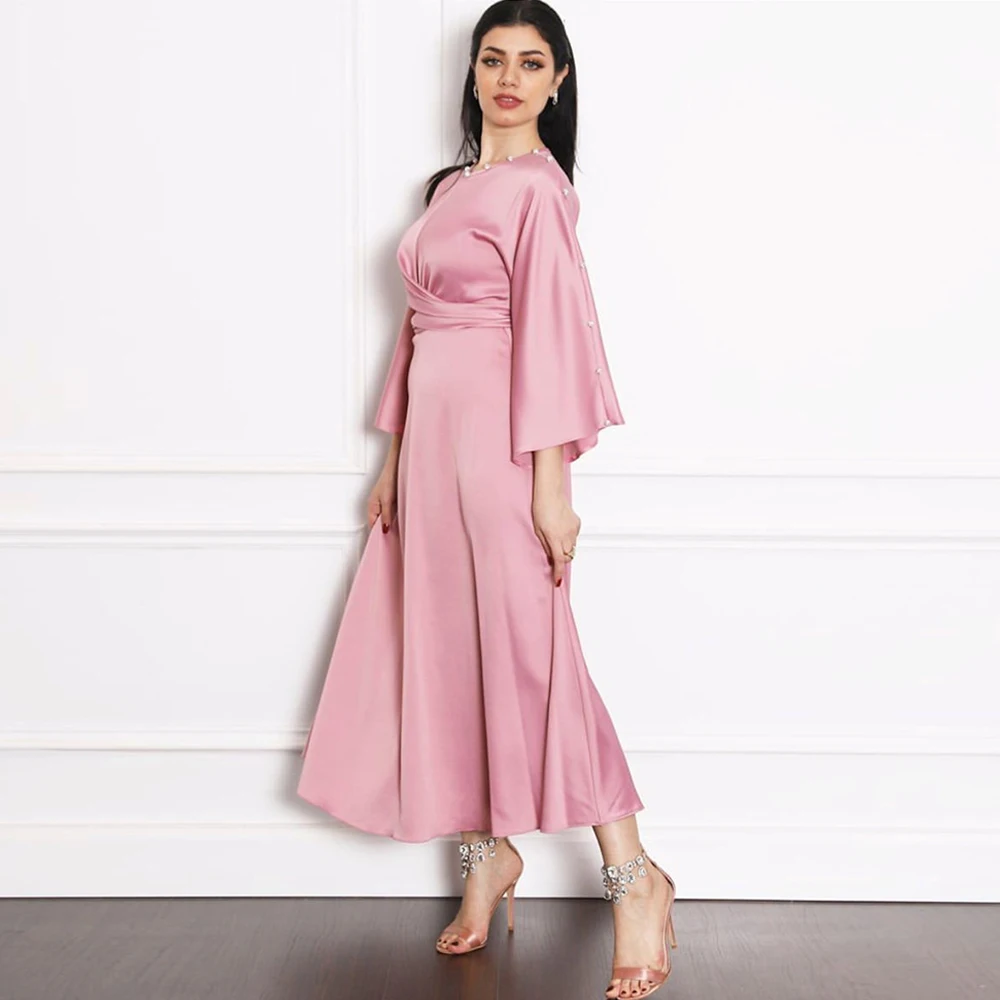 

Robe Femme Hiver 2021 Абая Дубай, Турция хиджаб мусульманский купальник атласное платье Исламская одежда макси платья Абая для женщин Musulman De режим