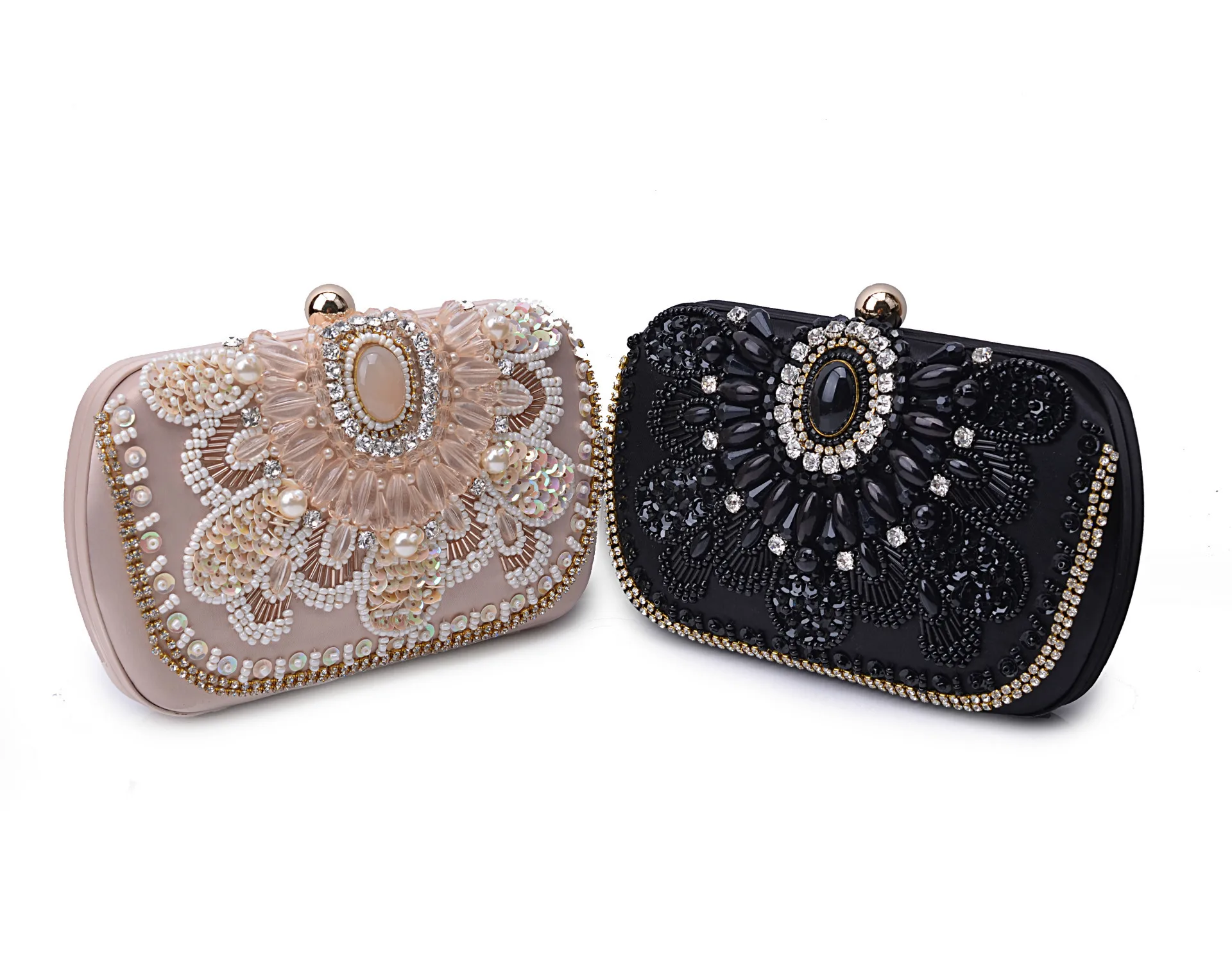 

Handmade Sequined Rhinestone Evening Bags diamond clutch Pearls Beaded Day Clutch Purses and Handbags Wallet Evening Wedding Bag