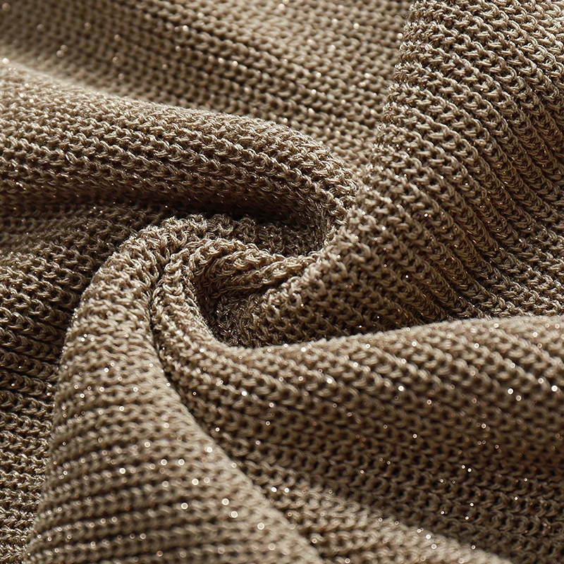 

AOSSVIAO 2021 Sexy O Neck Lace up Knitted Crop Top Women's Shirt Shiny Lurex Tank Top Underwear Women Casual Streetwear Clothing