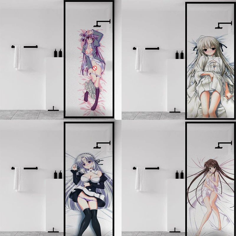 Аниме Сексуальная девушка 3D узор оконная пленка статическая липкая виниловая