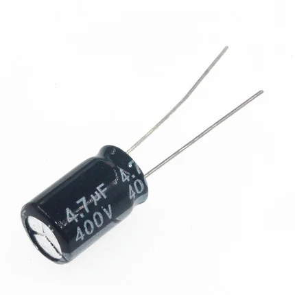

Electrolytic capacitor 400V 4.7UF 400V4.7UF 8*12MM 10v470uf 470uf10v 6x7 6x12 high frequency low impedance capacitor 1000 pcs