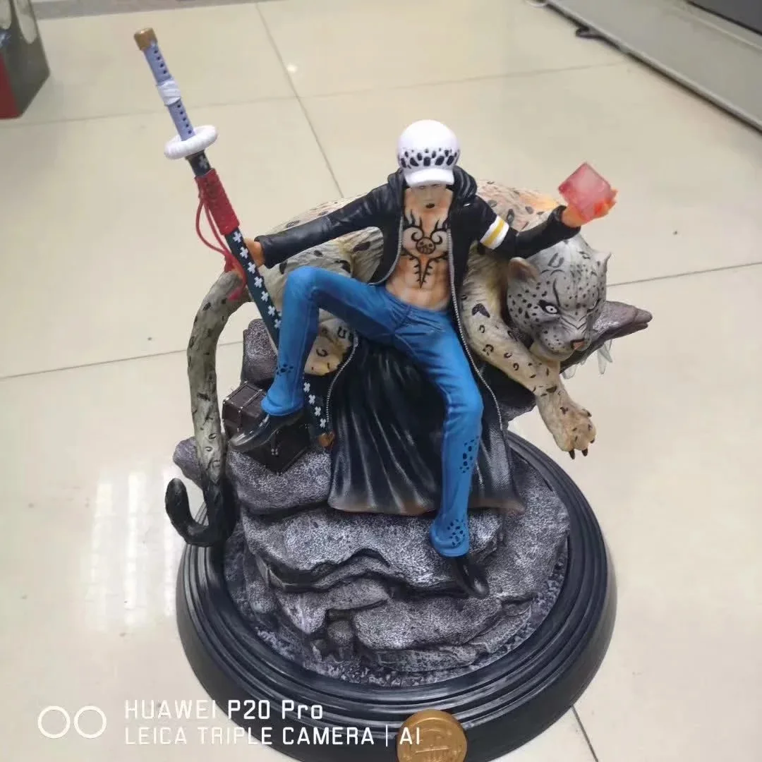 Экшн-фигурка из ПВХ 27 см Trafalgar Law Snow Leopard Scene GK Devil Fruit игрушечная статуя для взрослых