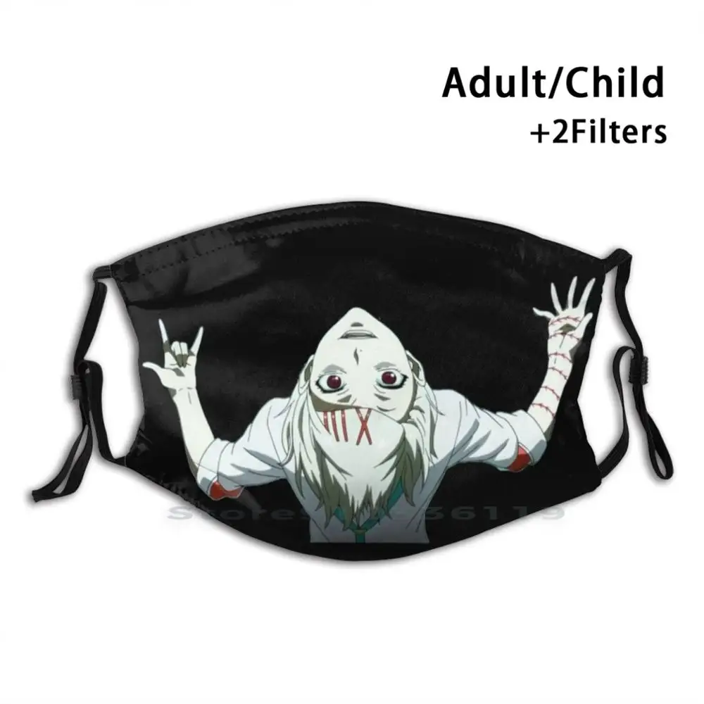 

Juuzou Suzuya | Tokyo Ghoul Print Reusable Pm2.5 Filter DIY Mouth Mask Kids Tokyo Ghoul Cosplay Tokyo Ghoul Art Tokyo Ghoul