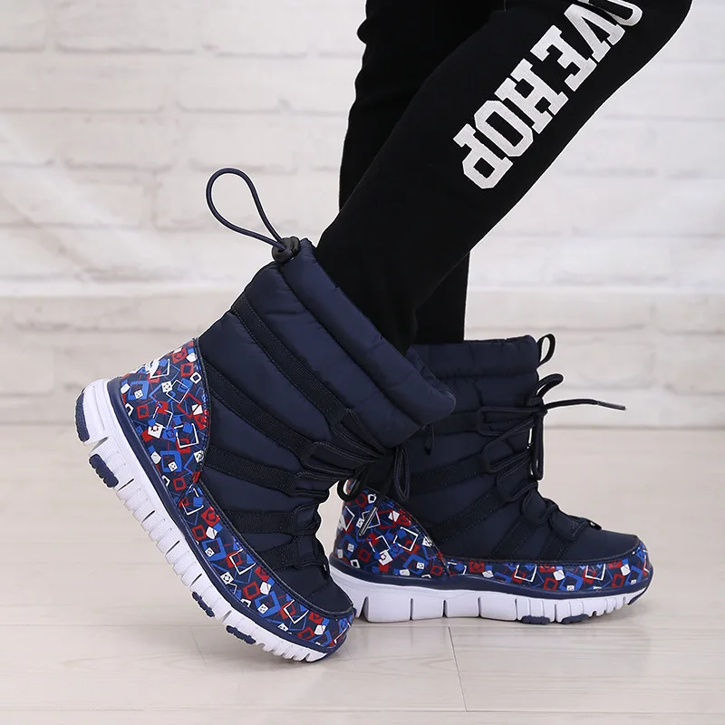 Зимняя обувь для детей теплая флисовая зимняя девочек и мальчиков Детские