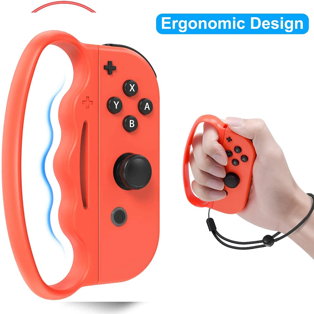 

1 Pair For Nintendo Switch oled Joy Con Controller Hand Grips With Wrist Straps just dance For Fitness Boxing Game Accessories