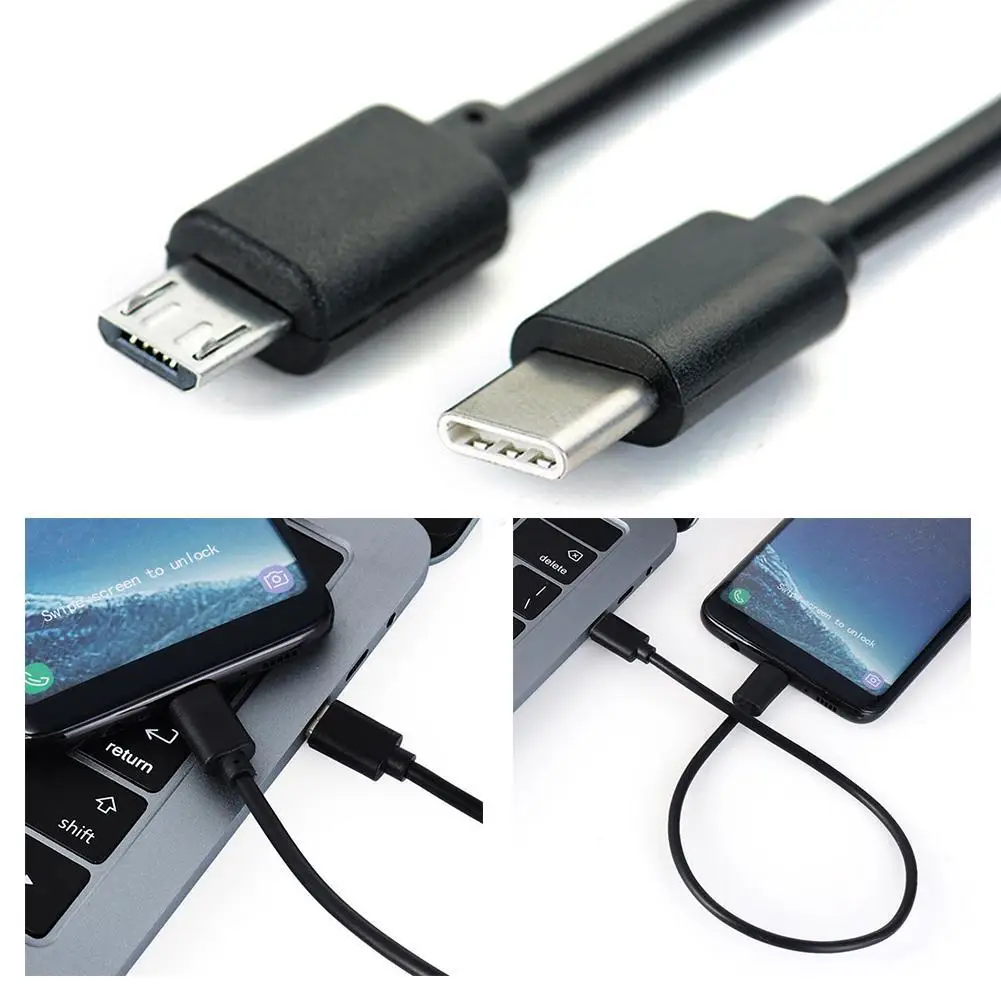 USB-кабель K·STUCNE с разъемами Type-C и Micro-USB длина 1 м | Мобильные телефоны аксессуары