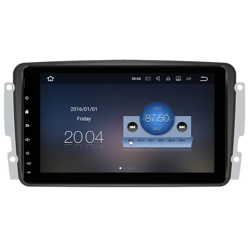 Автомобильная магнитола Bway 8 дюймов для BENZ C W203 W209 Vaneo A W168 Viano Vito Quadcore Android 7 0