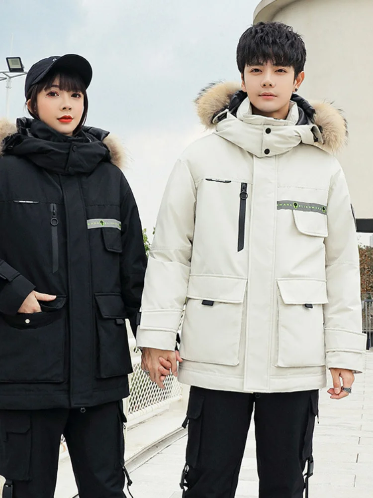 

Couple's Winter Down Jacket Men's and Women's Clothes Jackets for Men Men Bomber Jacket Men Clothing Men Jacket