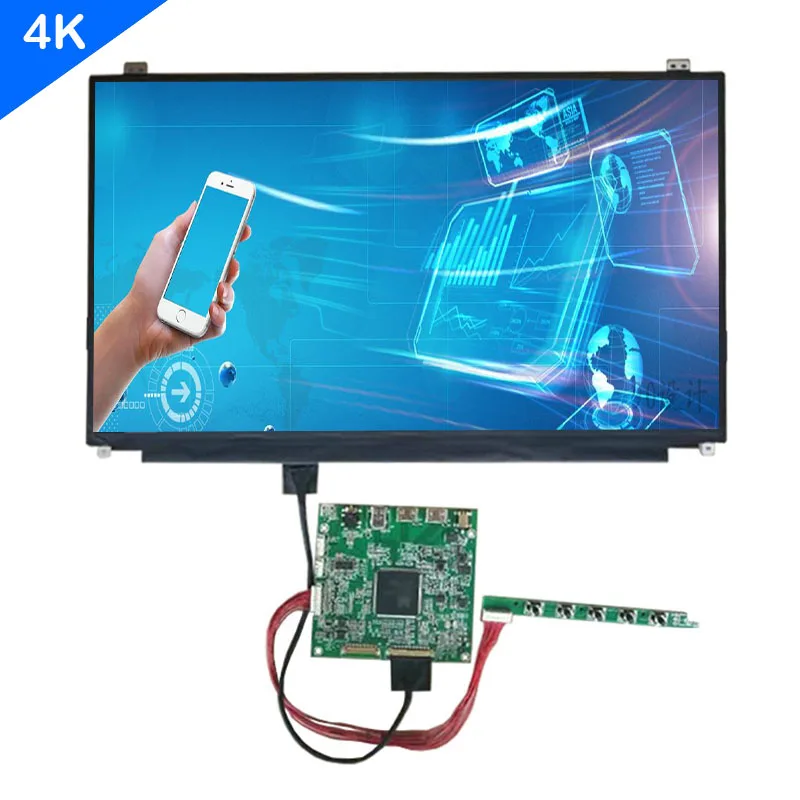 15 6 дюймов 4k HD 3840*2160 светодиодный ЖК-дисплей Дисплей с системная плата управления