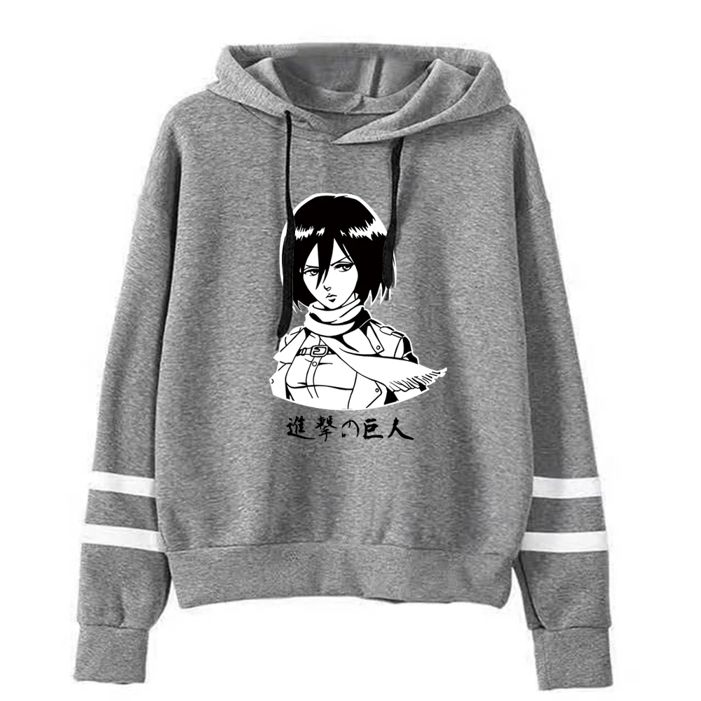 Mikasa Ackerman Sweetshirt Polyester Hoodie Casual Hoodie Women