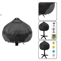 Wear-resistant Reliable Tear Resistant Round Grill Cover Breathable Grill Protective Cover Anti-UV for Yard