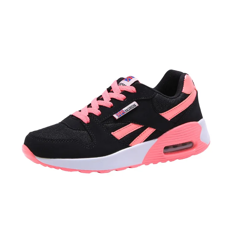 

Women Air Cushion Sports Shoes Outdoor Running Lace Up Ladies Shoes Woman Sneakers Tenis Feminino Casual Flats Female Shoes