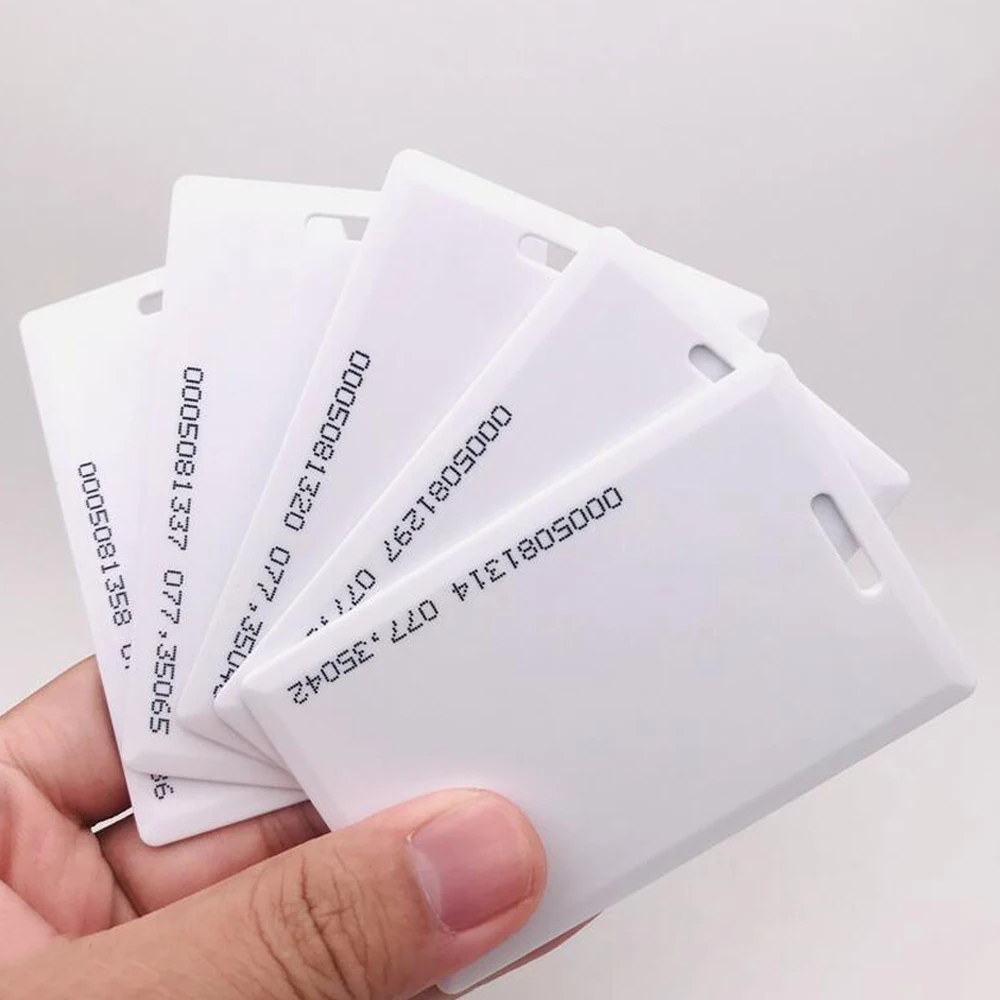10 шт. 1 8 мм EM4100 Tk4100 125 кГц контроля доступа по отпечаткам ключ-карта RFID чип id карта