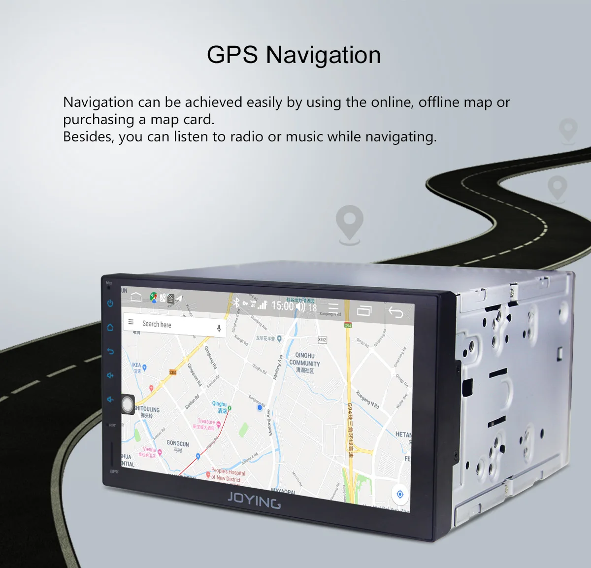 " Android 8,1 4 Гб+ 64 Гб автомобильное радио стерео gps навигация головное устройство мультимедийный плеер Встроенный 4G модем DSP Carplay Android авто