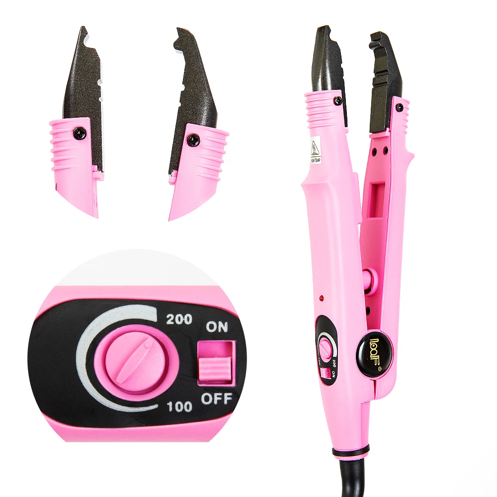 Профессиональный инструмент для наращивания волос плоскогубцы разъемов щипцы