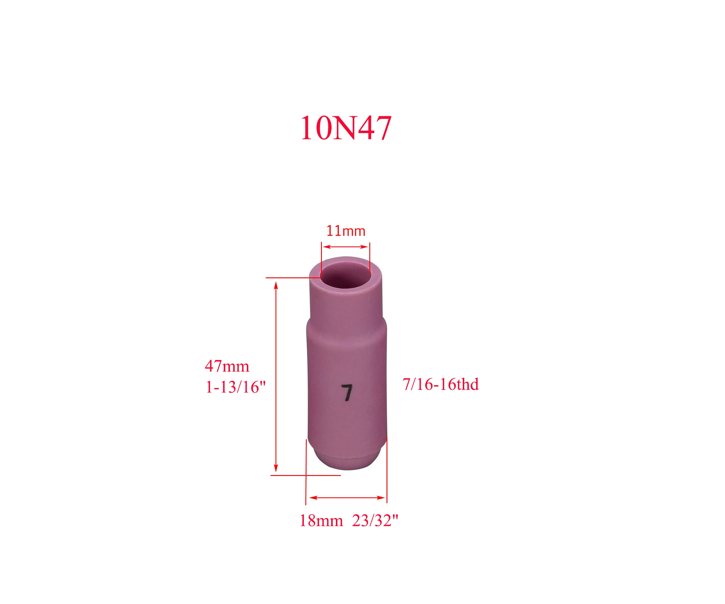 Алюминиевые сопла TIG 10N46 10N47 10N48 10N49 10N50 подходят для сварофонарь DB PTA SR WP 17 18 26 10 шт. |