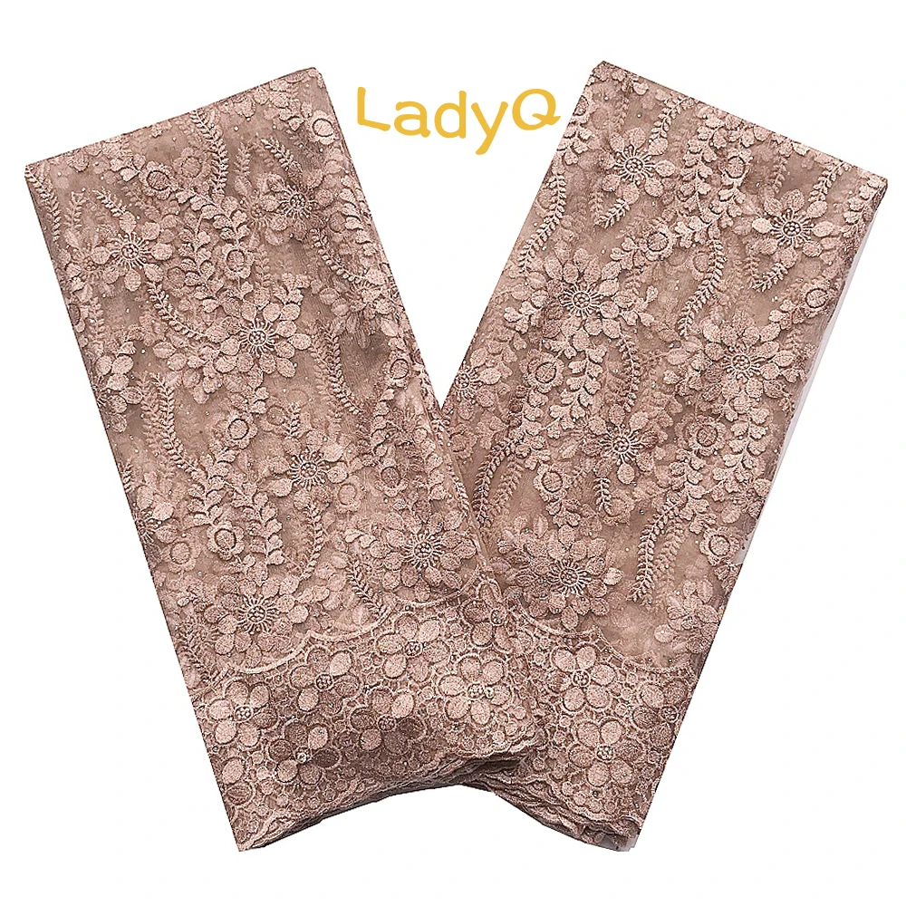Детская розовая африканская французская кружевная ткань высокого качества 2018