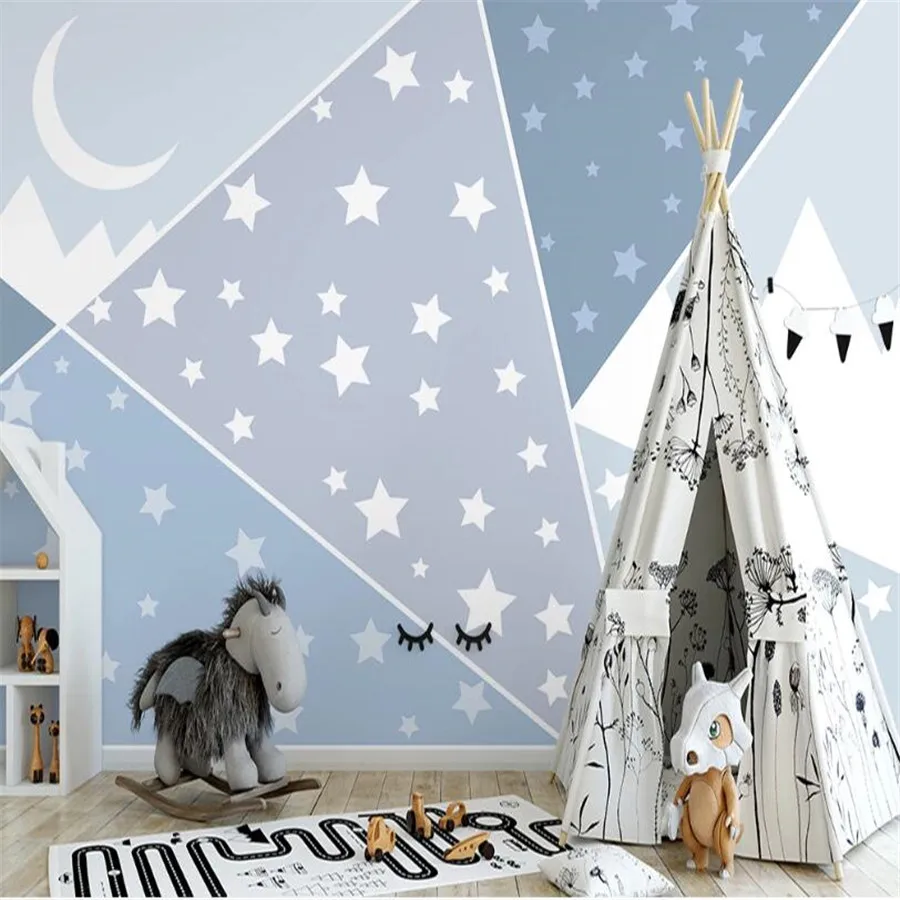 Настенные 3D-обои Milofi на заказ простой геометрический фон с изображением