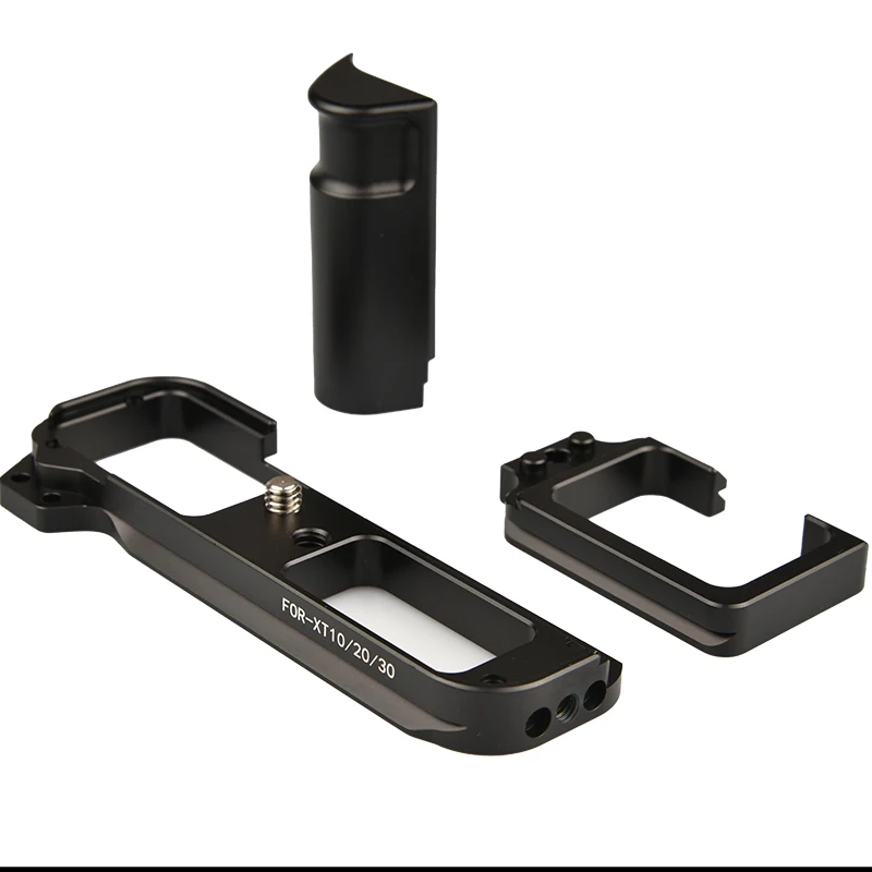 

VLOGMAGIC Aluminum Alloy Hand Grip Quick Release Arca-type Plate L Bracket for Fujifilm X-T30 X-T20 X-T10 XT10 XT20 XT30