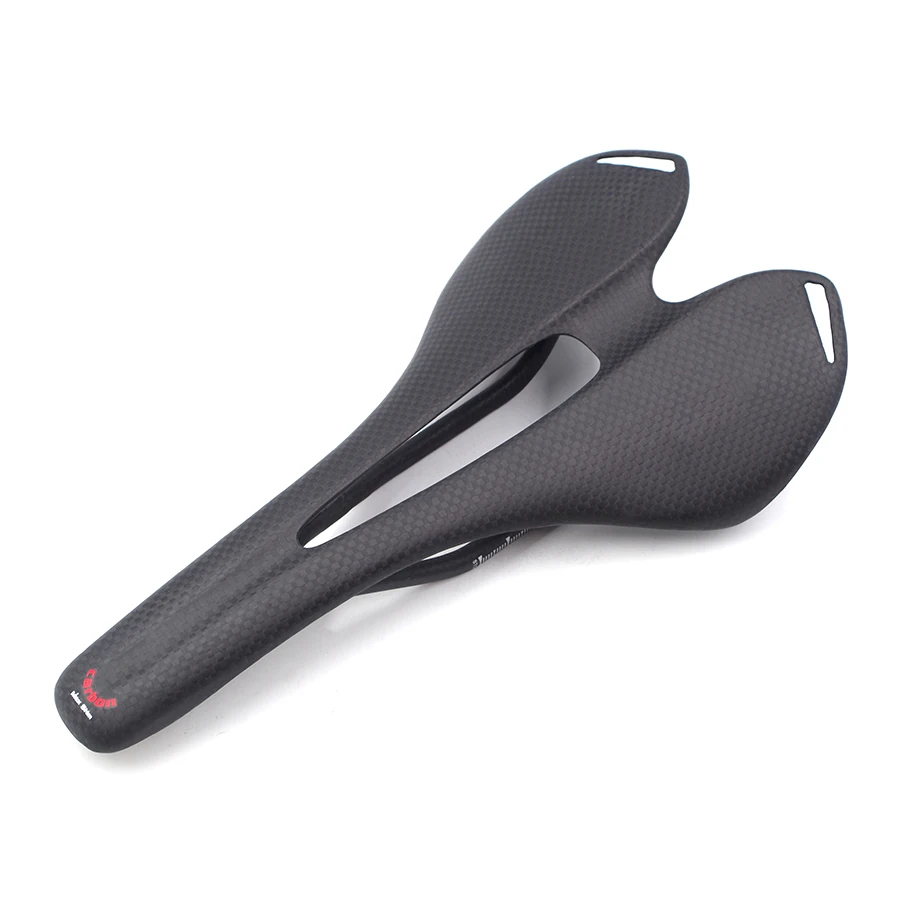 Полностью карбоновое седло WCS черное велосипедное для горного велосипеда легкое