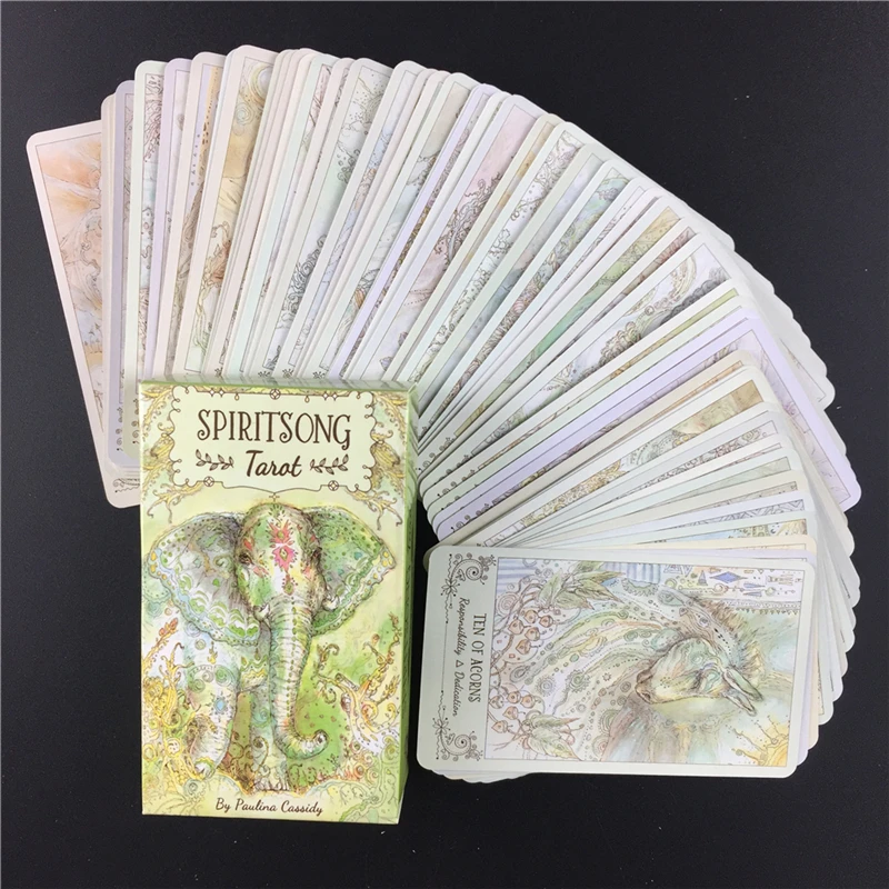 Spiritsong Карты Таро настольные игры для игр игральные карты вечевечерние с