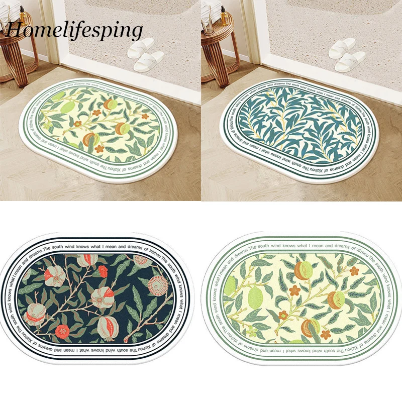 

Коврик для душа из микрофибры с цветочным рисунком