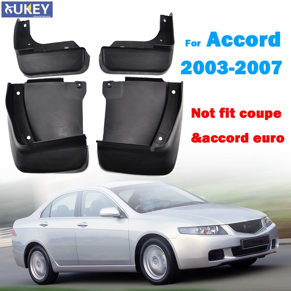 4pcs For Honda Accord Inspire 4dr sedan 2003 2004 2005 2006 2007 Front Rear Mud Flaps Fit Mudflaps Splash Guards | Автомобили и