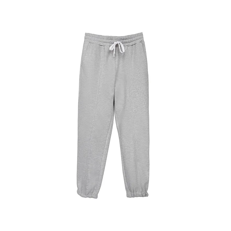 

Thin velvet casual sports pants ladies loose high waist trousers ladies Korean fashion sports pants summer